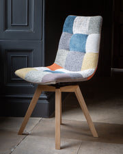Atlanta Swivel Dining Chair - Patchwork