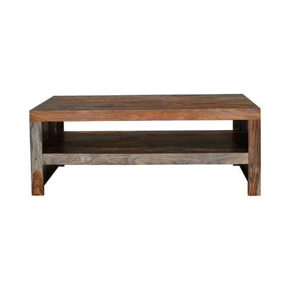 Goa 'Dark Tinted' Solid Sheesham - Coffee/ Tv Unit