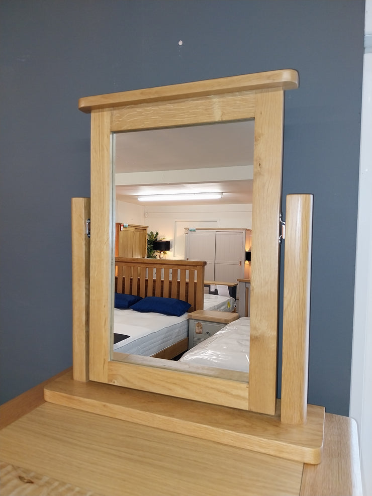 Camden Natural Oak Dressing Table Mirror