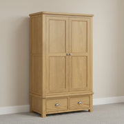 Chester Oak - Double Wardrobe