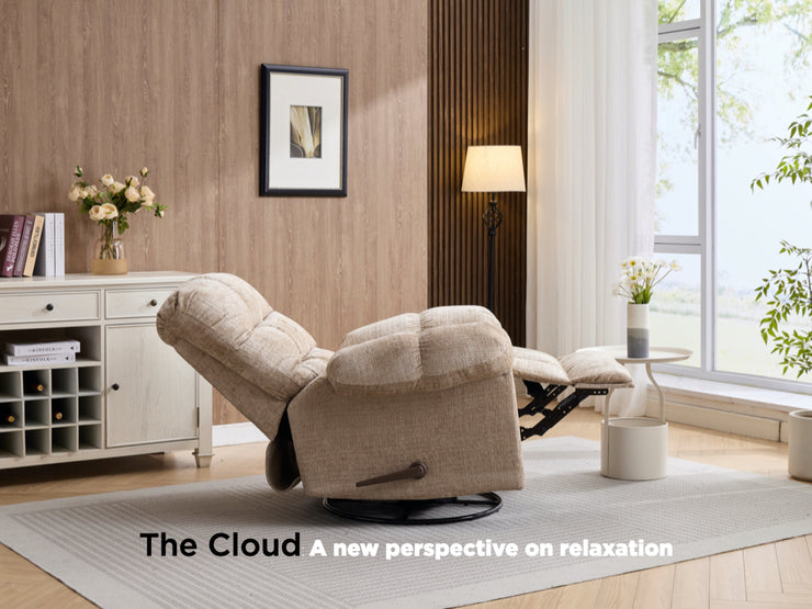 Cloud Swivel Rocking Recliner