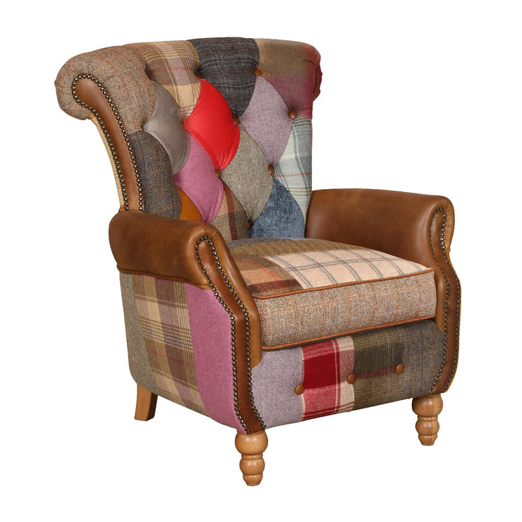 Dickinson Harlequin Patchwork Armchair