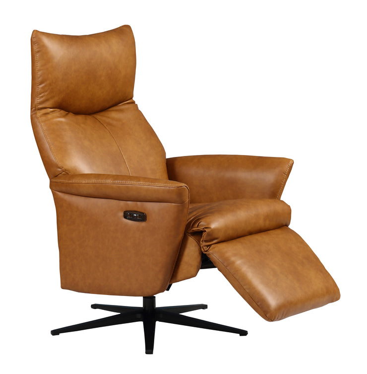 Leonardo Electric Reclining Accent Chair - Tan