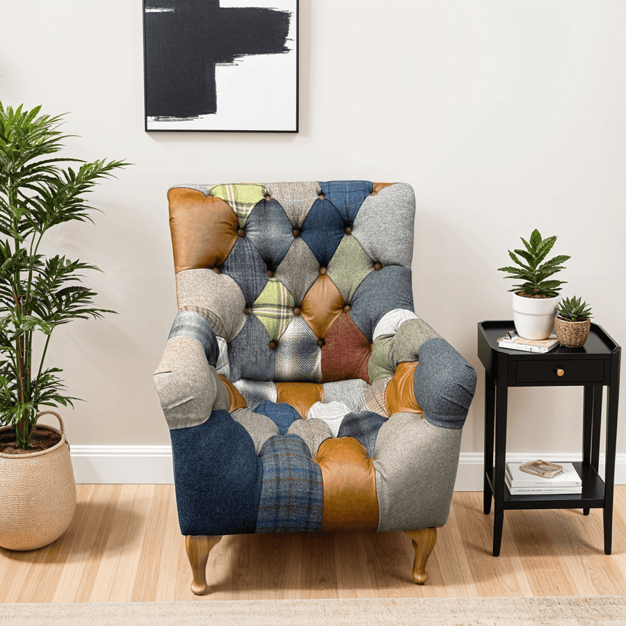 Bamford Harlequin Patchwork Armchair