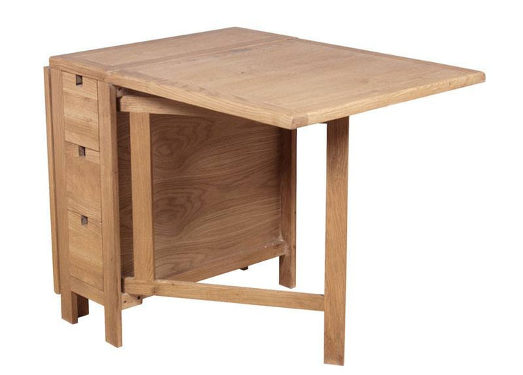 Hampshire Oak - Gateleg Dining Table with Drawers