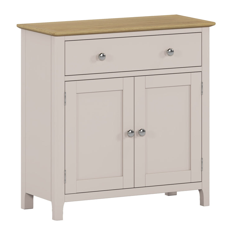 Appleton Putty Painted Compact 2 Door / 1 Drawer Sideboard