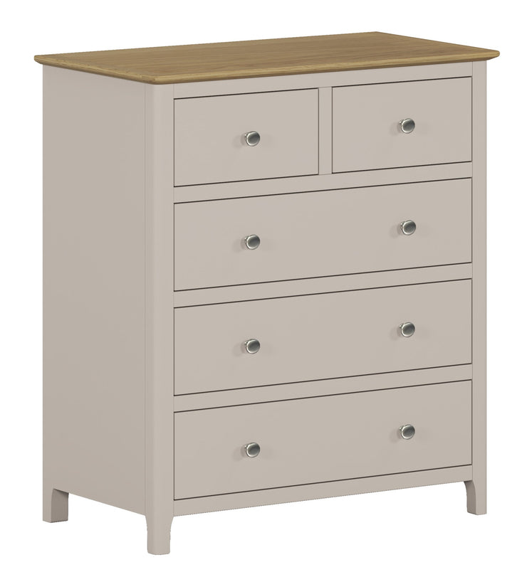 Appleton Putty Painted 2 Over 3 Chest of Drawers
