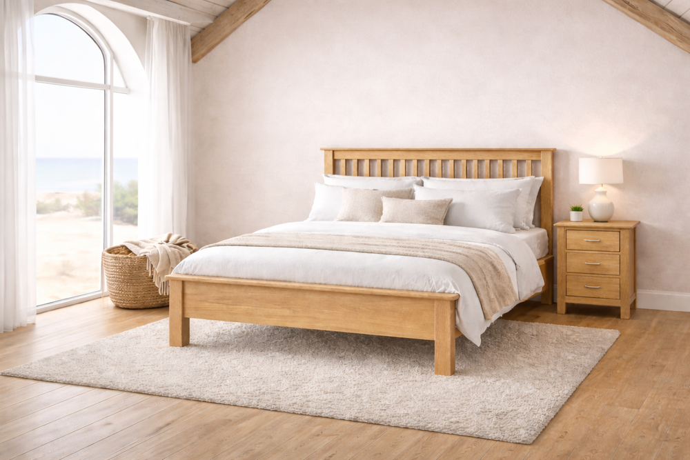 Newland Oak Low Foot End Bed Frame
