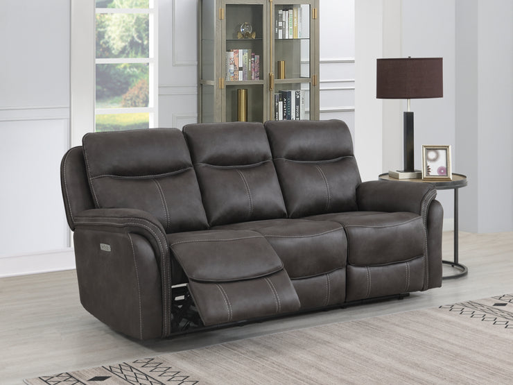 Clayton Grey 3 Seater Electric Recliner Sofa
