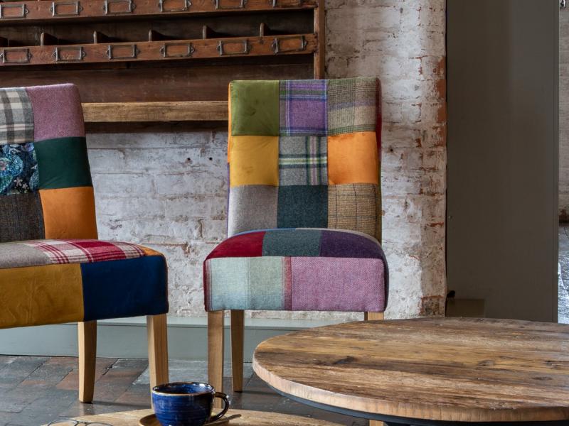 Colin Patchwork Dining Chair