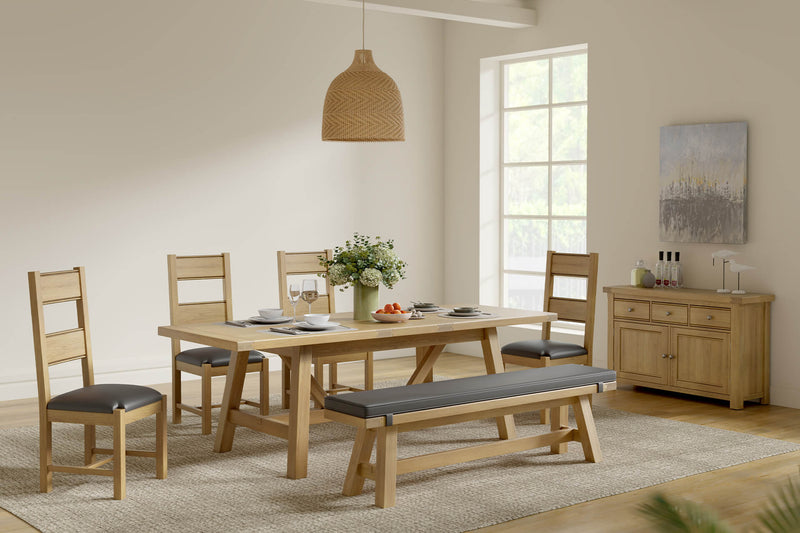 Dante Oak - Dining Bench