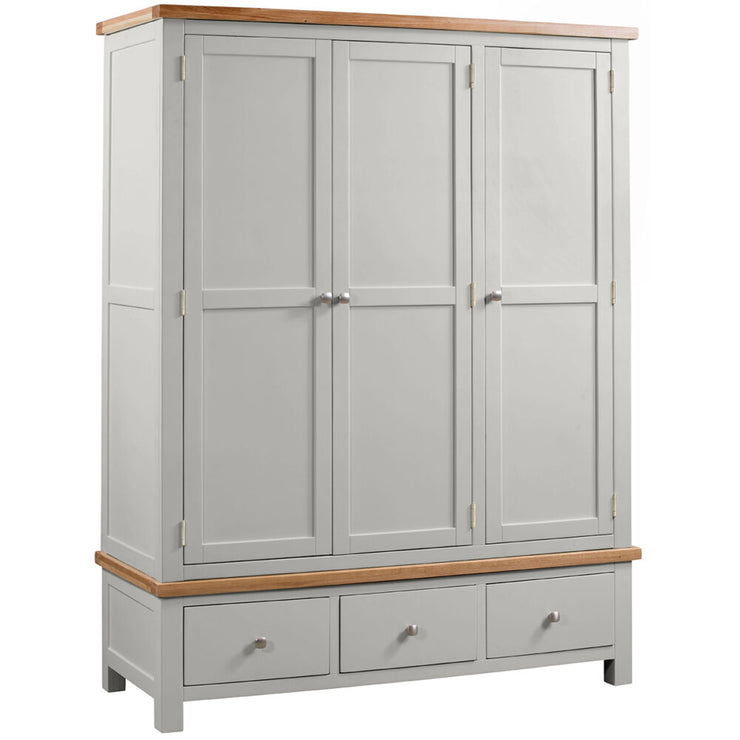 Dover Painted - Triple 3 Drawer Wardrobe
