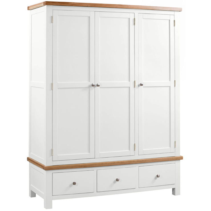 Dover Painted - Triple 3 Drawer Wardrobe