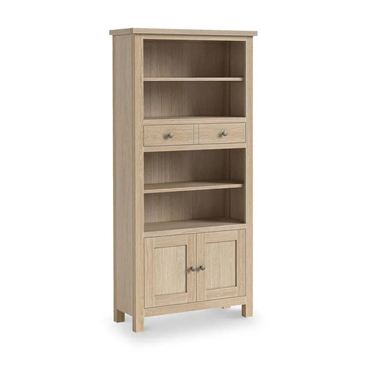 Country - Washed Oak - Display Bookcase