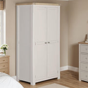 Dante Taupe - 2 Door Double Wardrobe