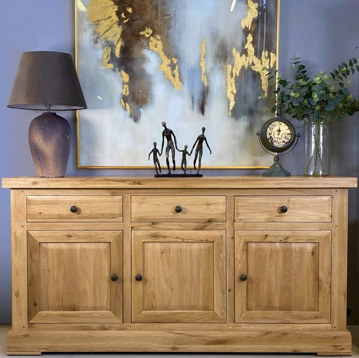 Wessex Oak 3 Door Sideboard