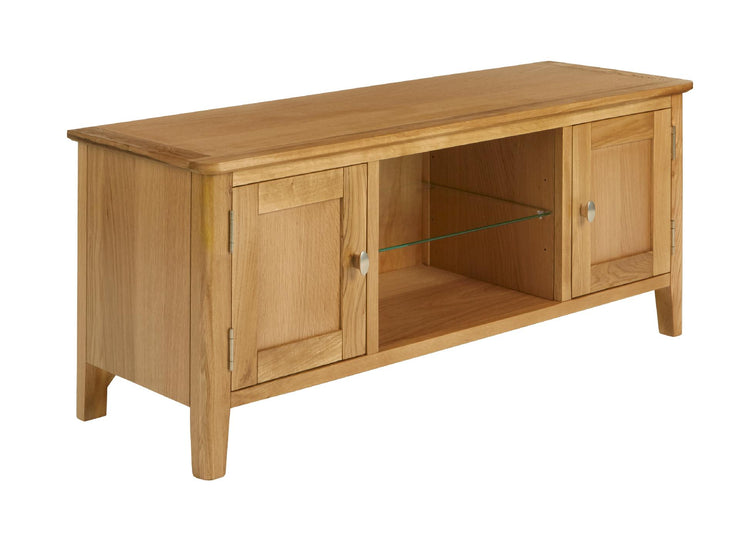 Boston Oak - Large Media Stand