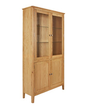 Boston Oak - Display Cabinet