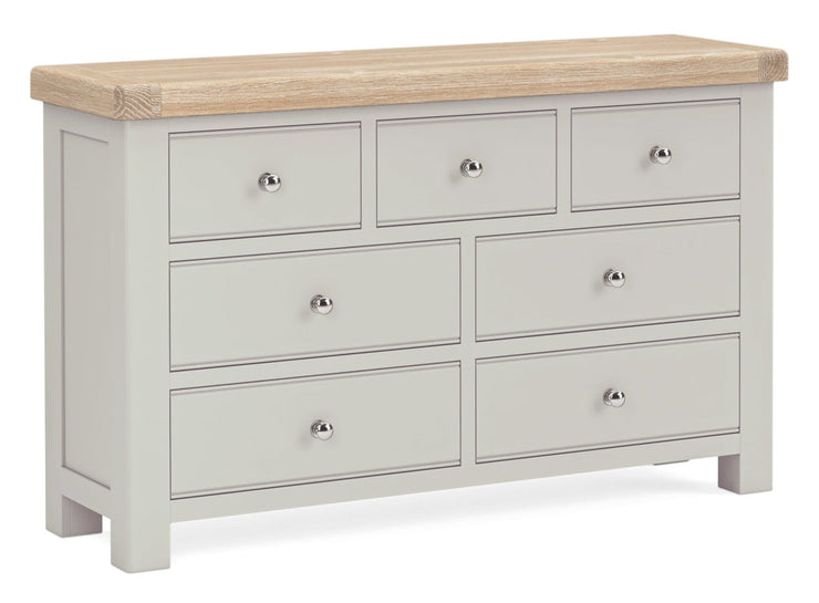 Chatsworth - Stone Grey 3 Over 4 Wide Chest