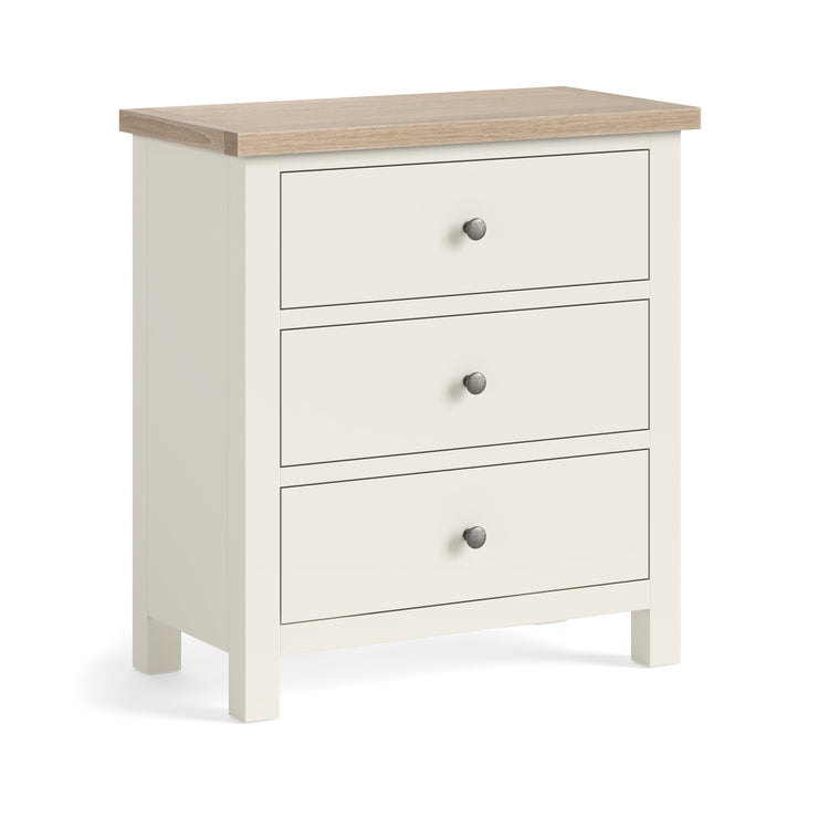 Country - White - 3 Drawer Chest