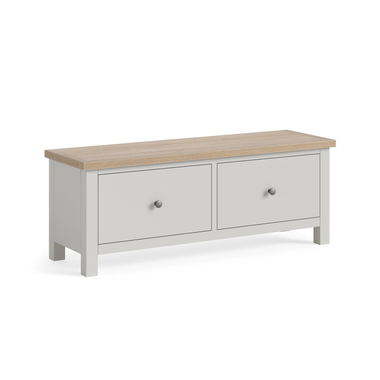 Country - Grey - Large 2 Drawer Bench
