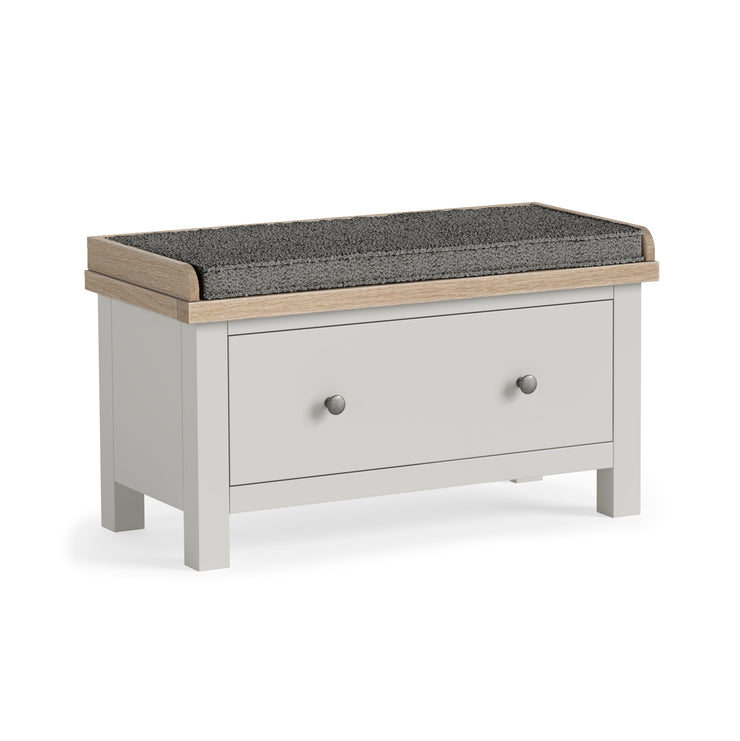 Country - Grey - Hallway Bench With Drawer