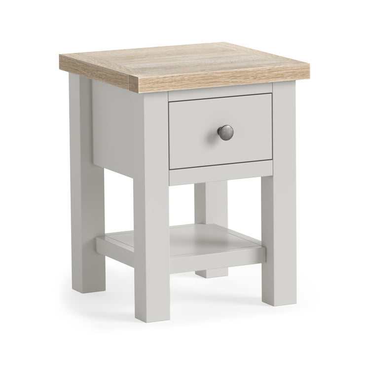 Country - Grey - 1 Drawer Lamp Table