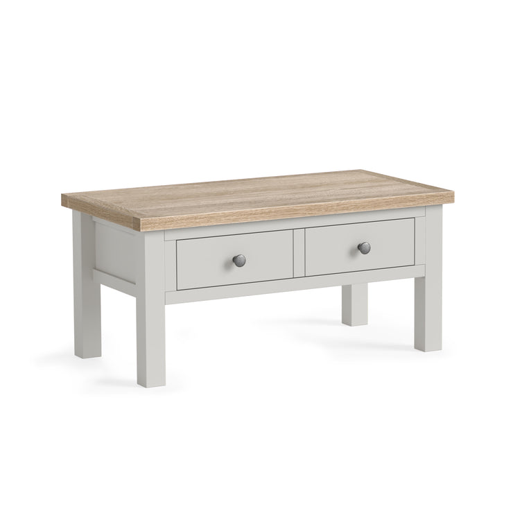 Country - Grey - Coffee Table With Drawer