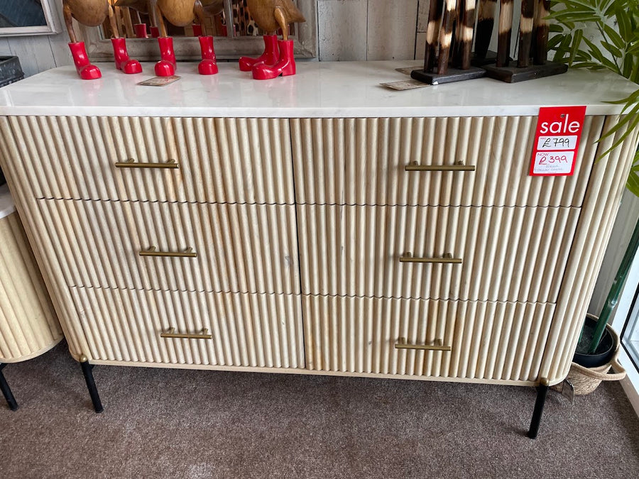 Reed 6 Drawer Chest  - EX-DISPLAY