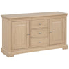 Lydford Oak - 2 Door 3 Drawer Sideboard