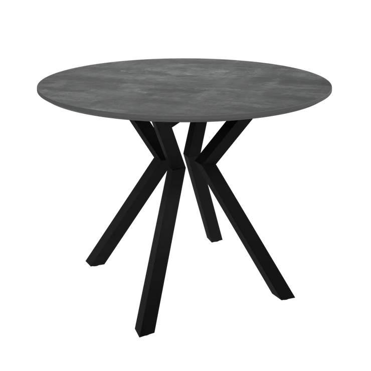 Torelli - Lorenzo 110cm Round Dining Table, Grey