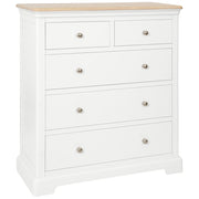 Lydford Painted 2 Over 3 Chest of Drawers