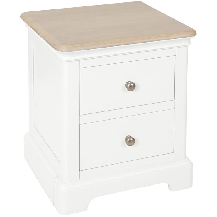 Lydford Painted 2 Drawer Bedside Cabinet
