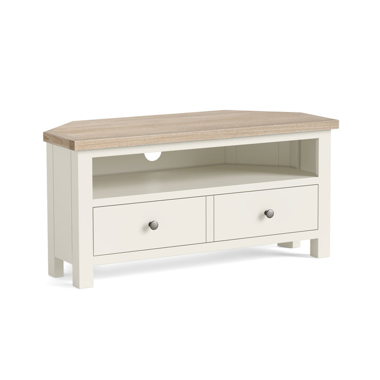 Country - White - Corner Tv Unit