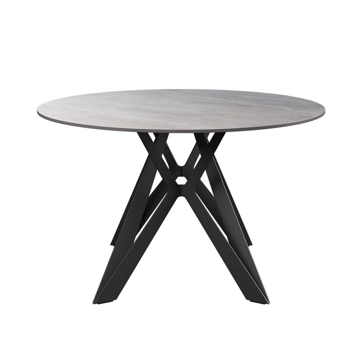 Torelli - Murano 120cm Round Dining Table, Grey