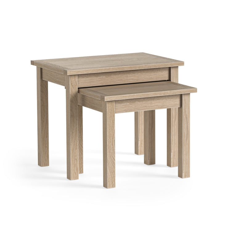 Country - Washed Oak - Nest Of Tables