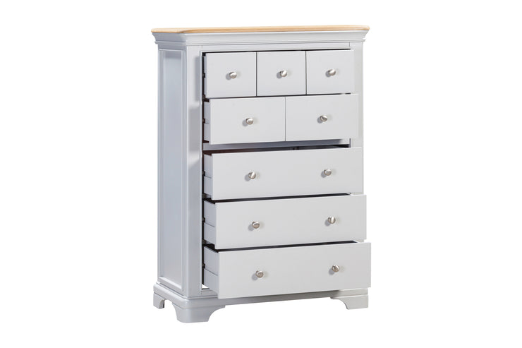 Savoy Dove Grey 8 Drawer Large Chest