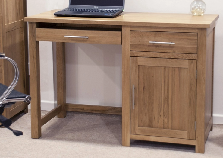 Oxford Oak - Small Computer Desk