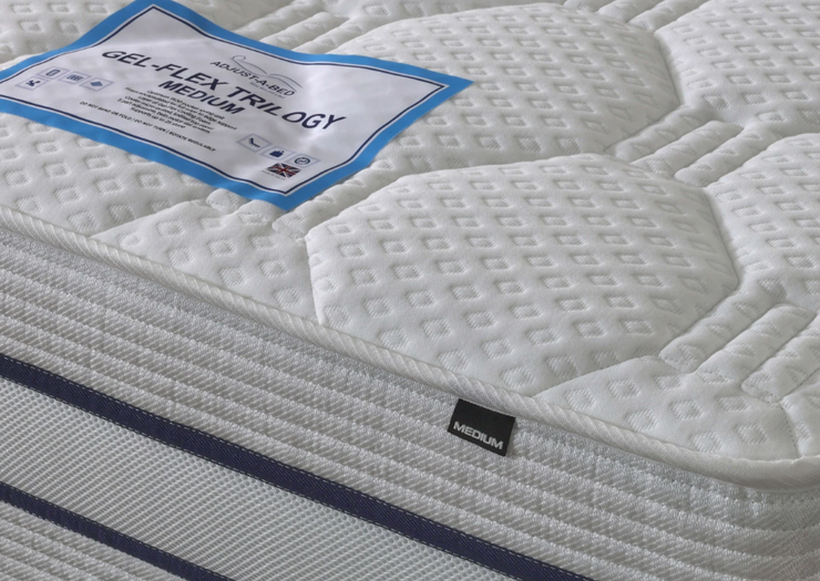 Adjust-A-Bed - Gel Flex Trilogy 1500 'Medium' Mattress and Base