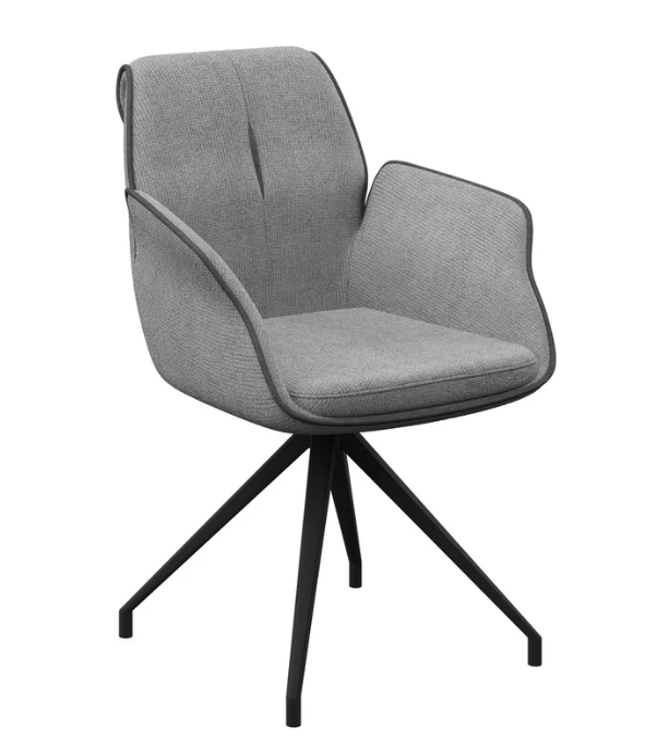 Torelli - Sicily Fabric Swivel Dining Armchair