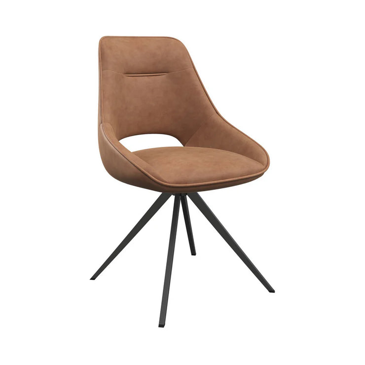 Torelli - Cerutti Swivel Dining Chair, Tan