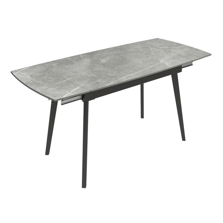 Torelli - Verdi Extending Dining Table, Matte Grey