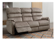 Westbury Taupe Fabric 3 Seater Recliner Sofa
