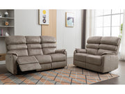 Westbury Taupe Fabric 3 Seater Recliner Sofa