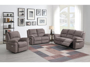 Wilton 3 Seater Electric Recliner Sofa - Clay
