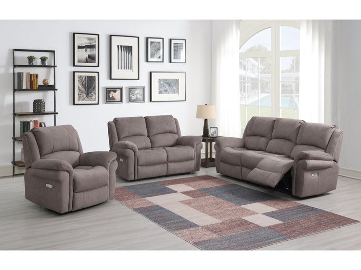 Wilton 2 Seater Electric Recliner Sofa - Clay