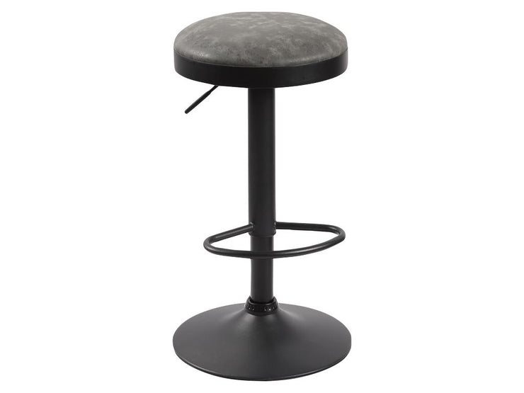 Gas Rise Bar Stool (No Back) - Grey