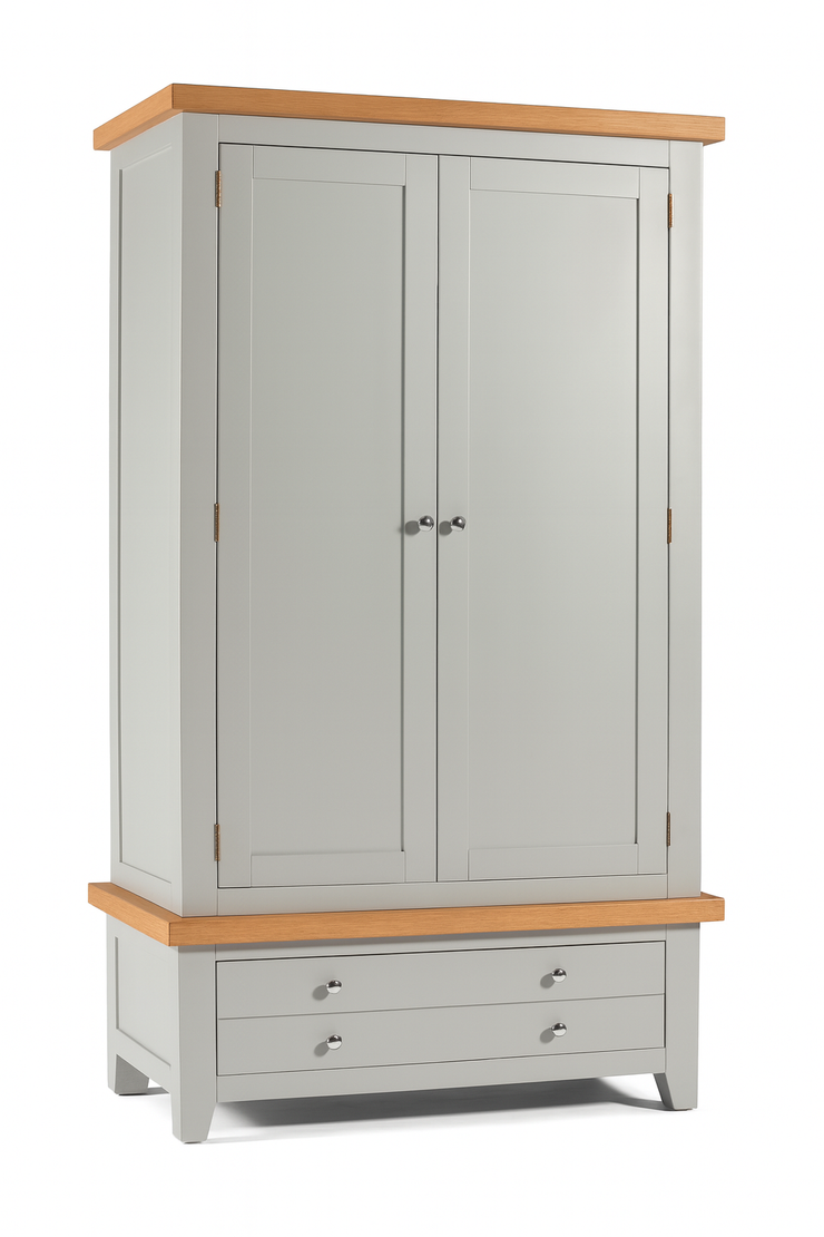 Faro - Double Wardrobe With Drawer