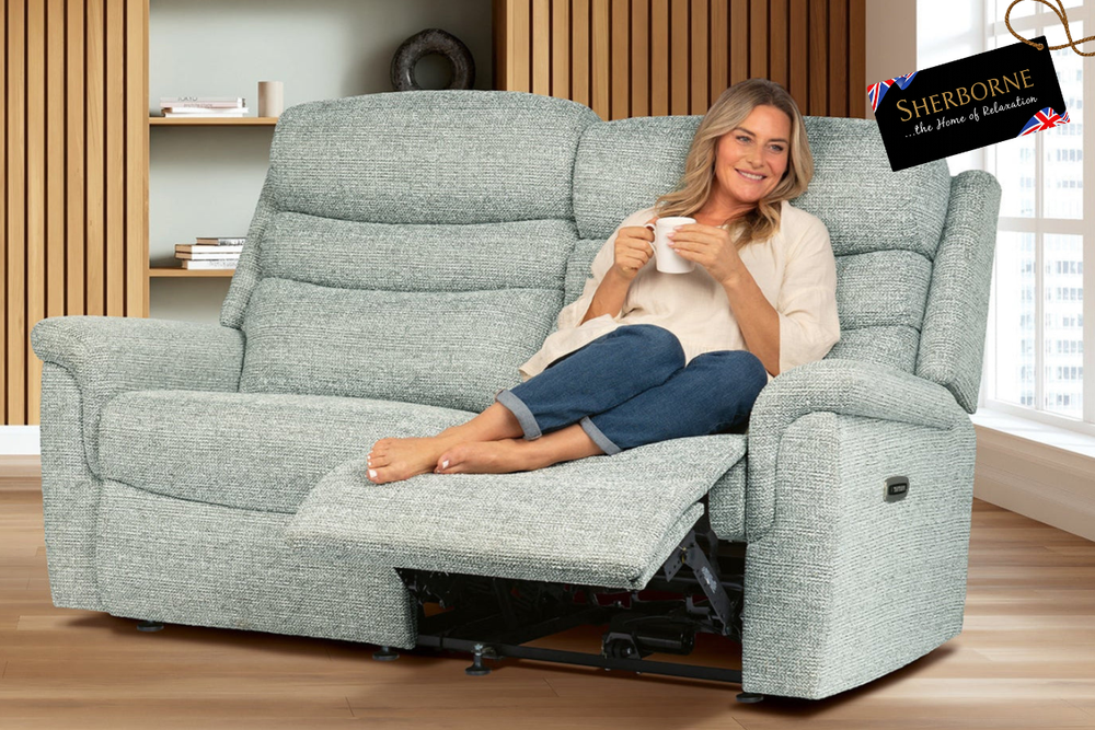 Leyburn Fabric 2 Seater Lounger Sofa by Sherborne