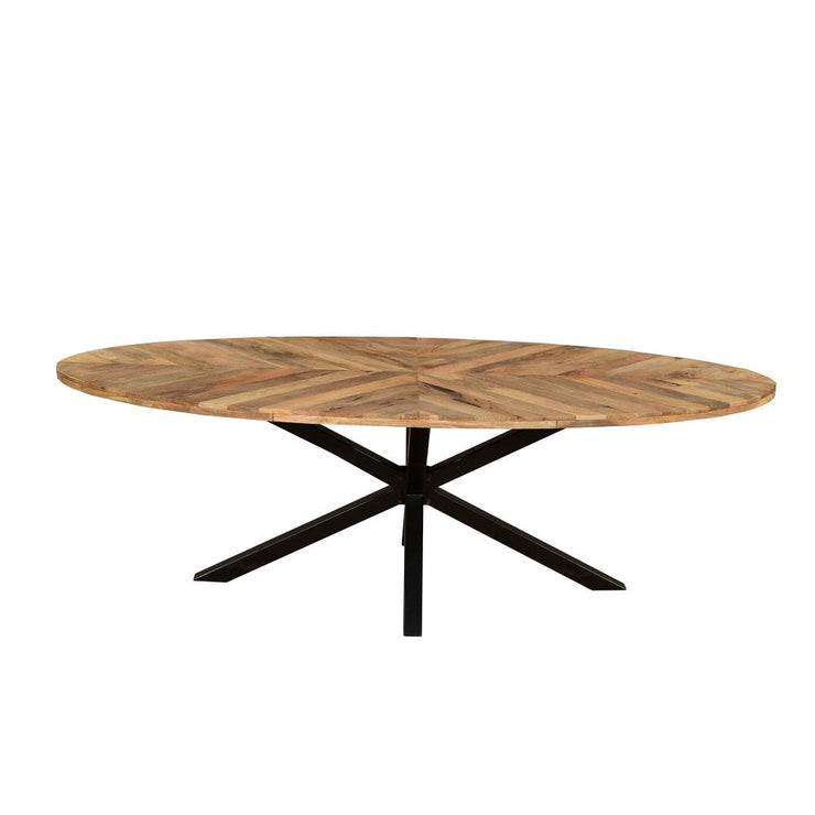 Kodi 'Sunburst' Mango - 1.8m Oval Dining Table